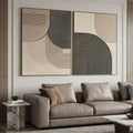 3D textured Art | Gray Geometry