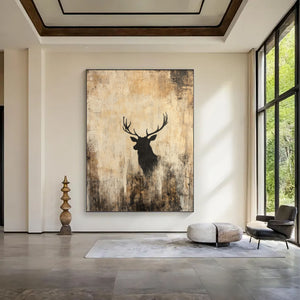 Wabi-Sabi Art | Rustic Silhouette Stillness