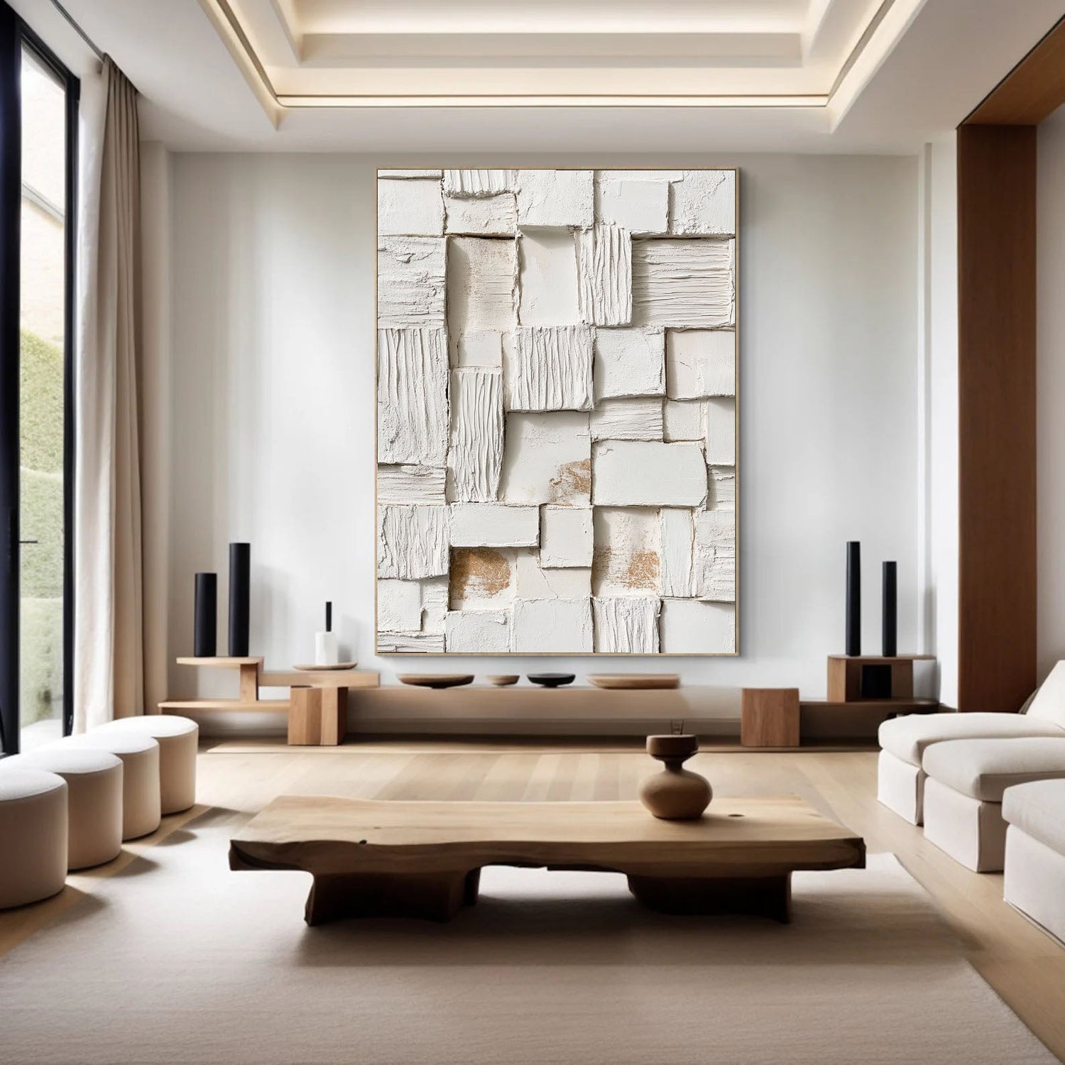 Textured Alabaster Assemblage | Ivory Patinas