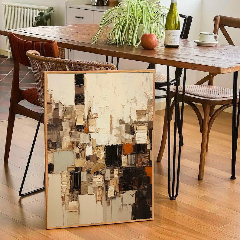 3D-Textured Art | Urban Mosaic Relief