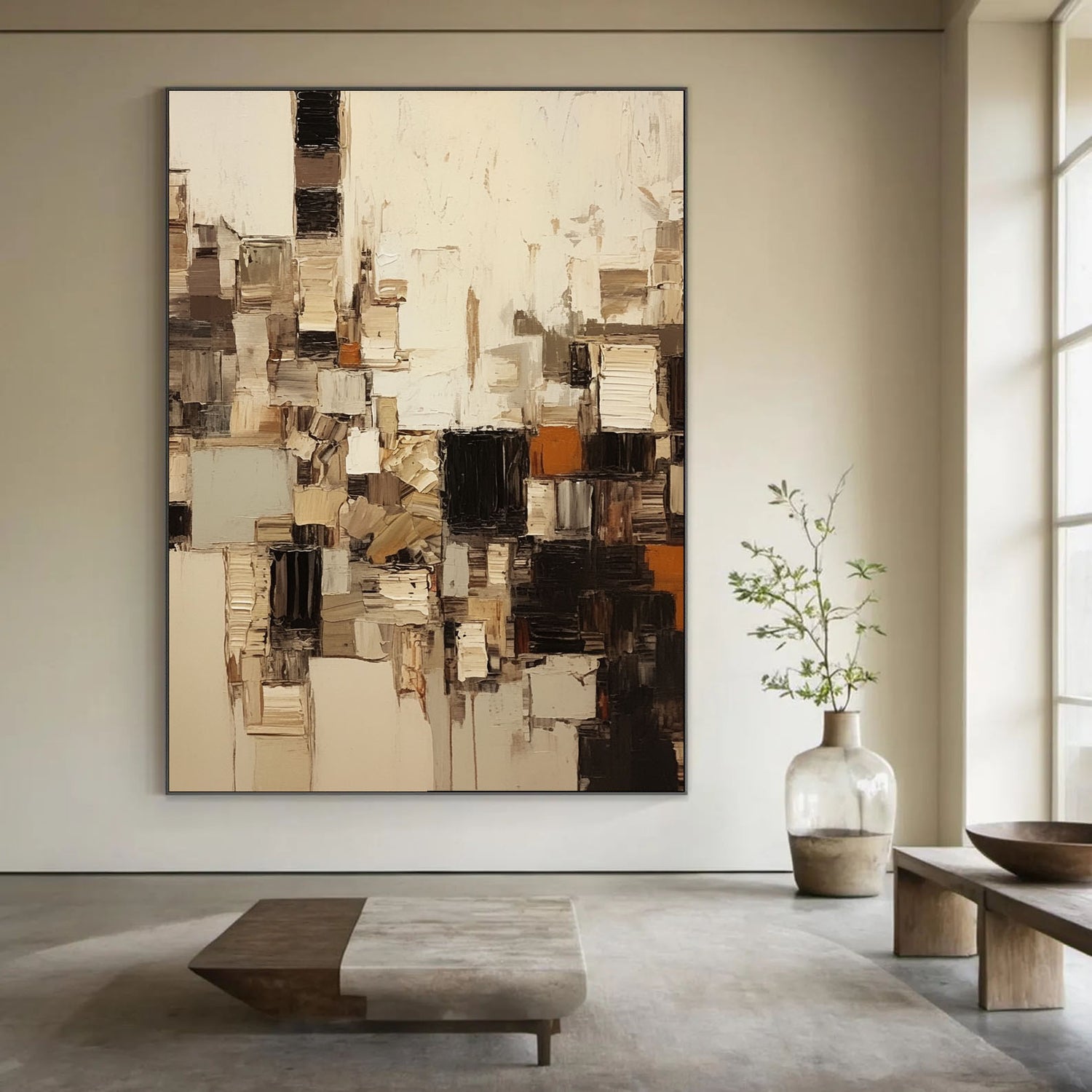 3D-Textured Art | Urban Mosaic Relief