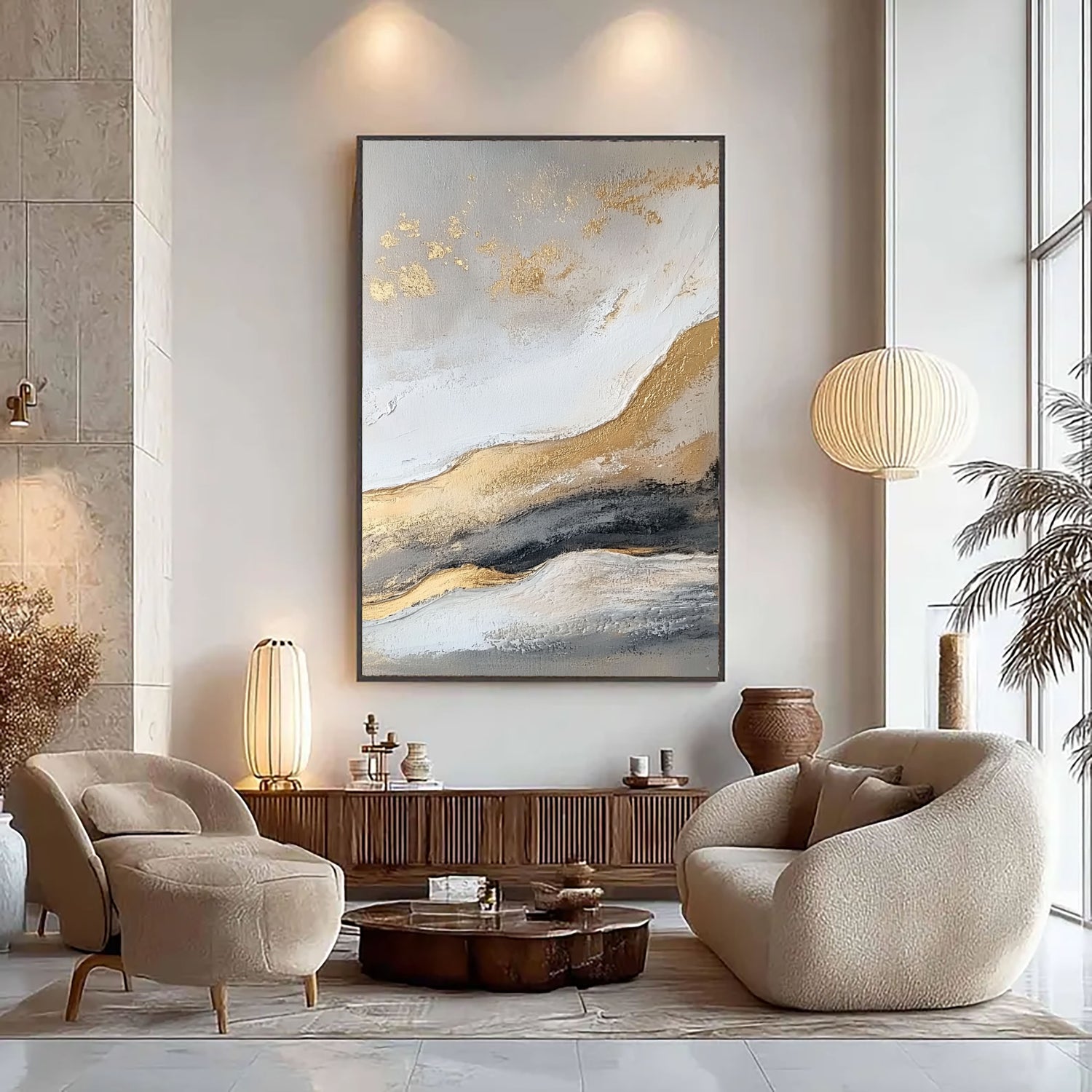 Contemporary Luxe | Gilded Horizon Drift