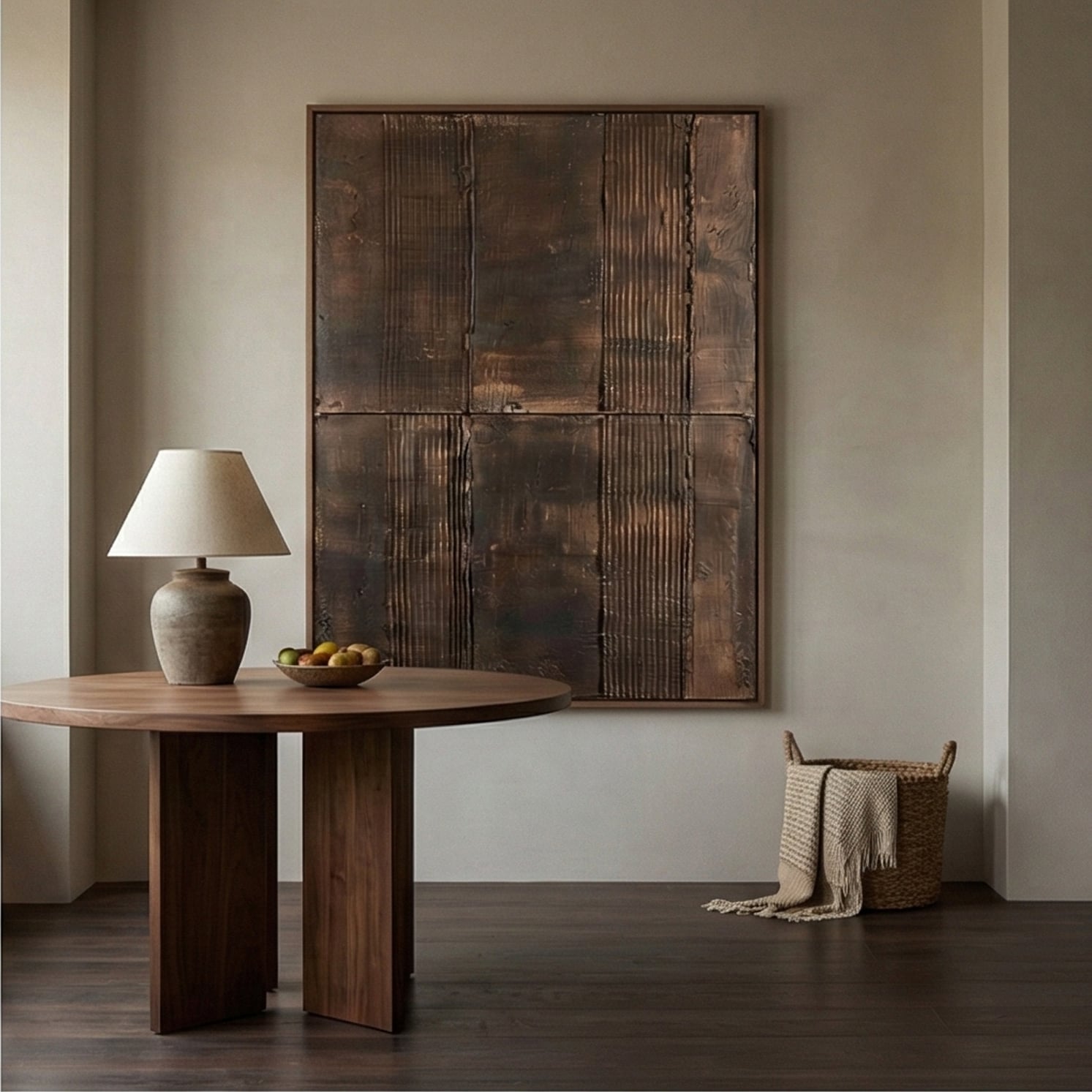 Wabi-Sabi Art | Textured Grid