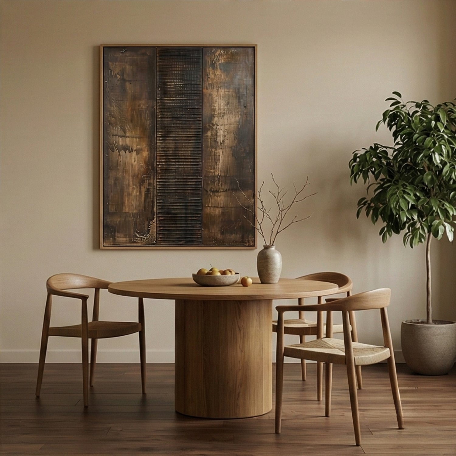 Wabi-Sabi Art | Timber Stripe