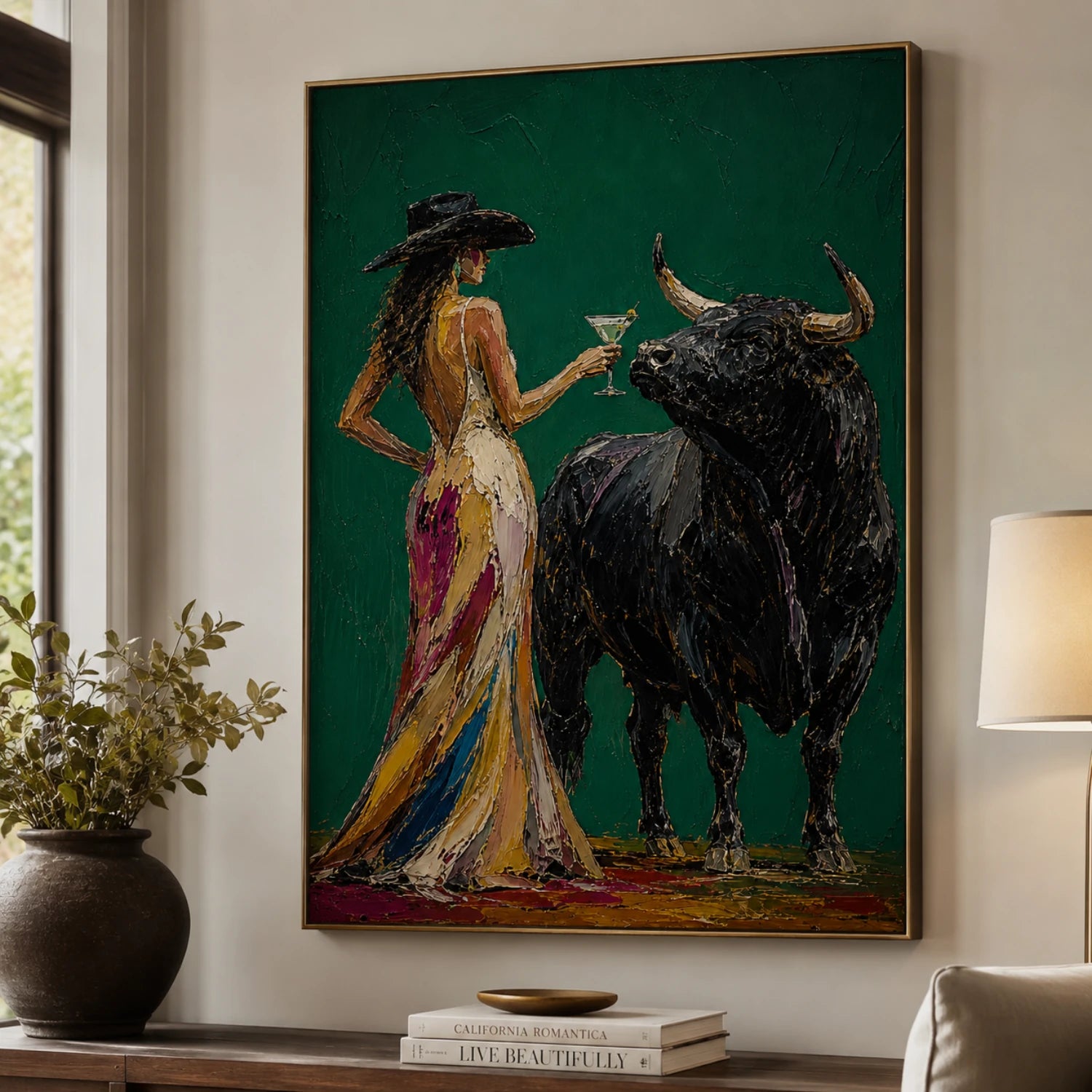 POP Art | Bull & Cocktail Lady