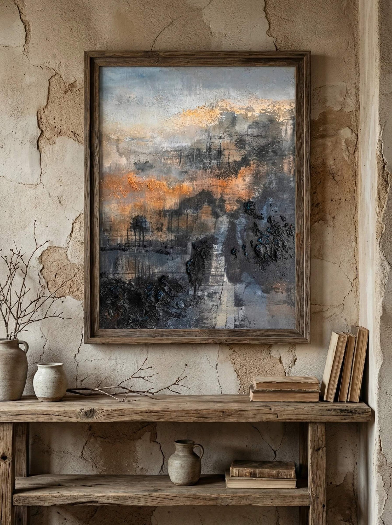 Impressionist Art | Misty Waterway Reflections