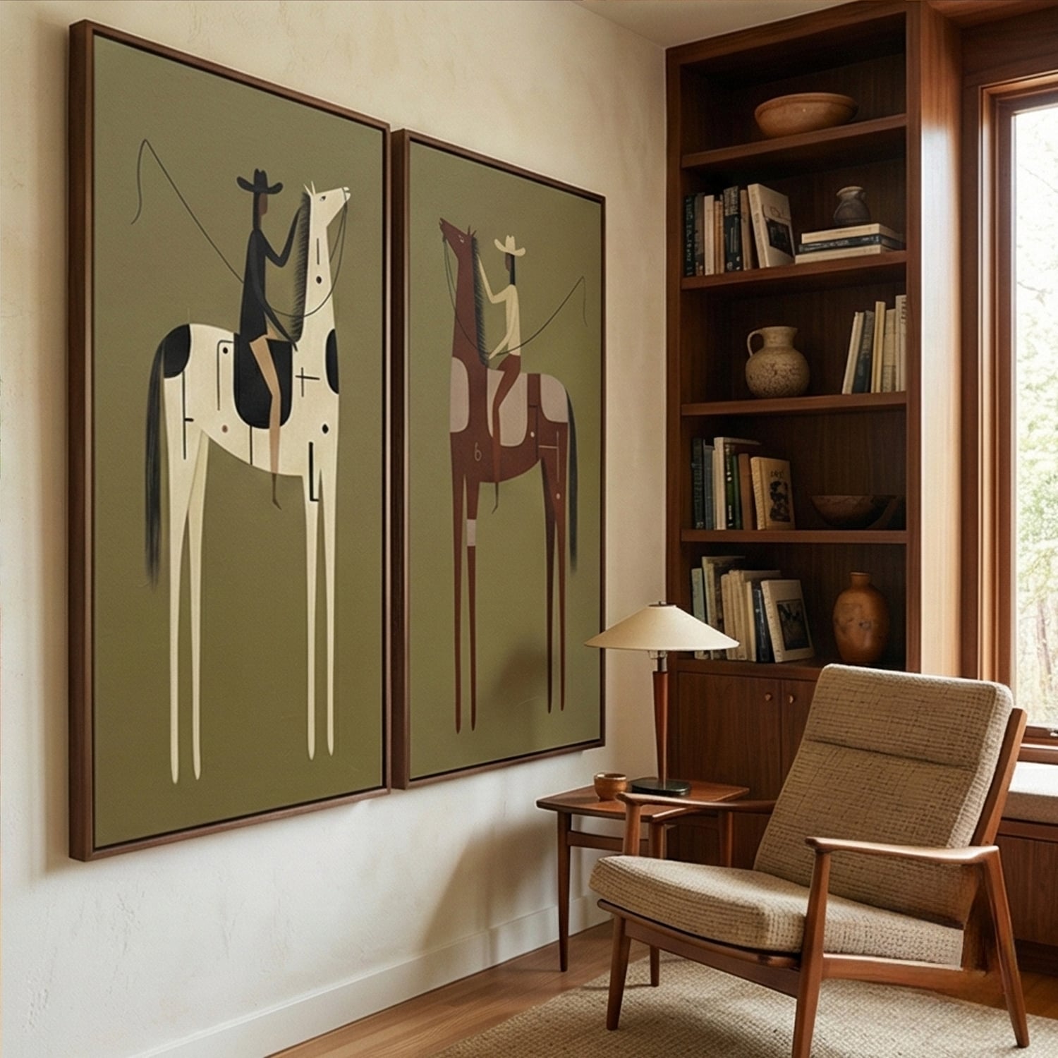 Vintage Americana Art | Pause on Path