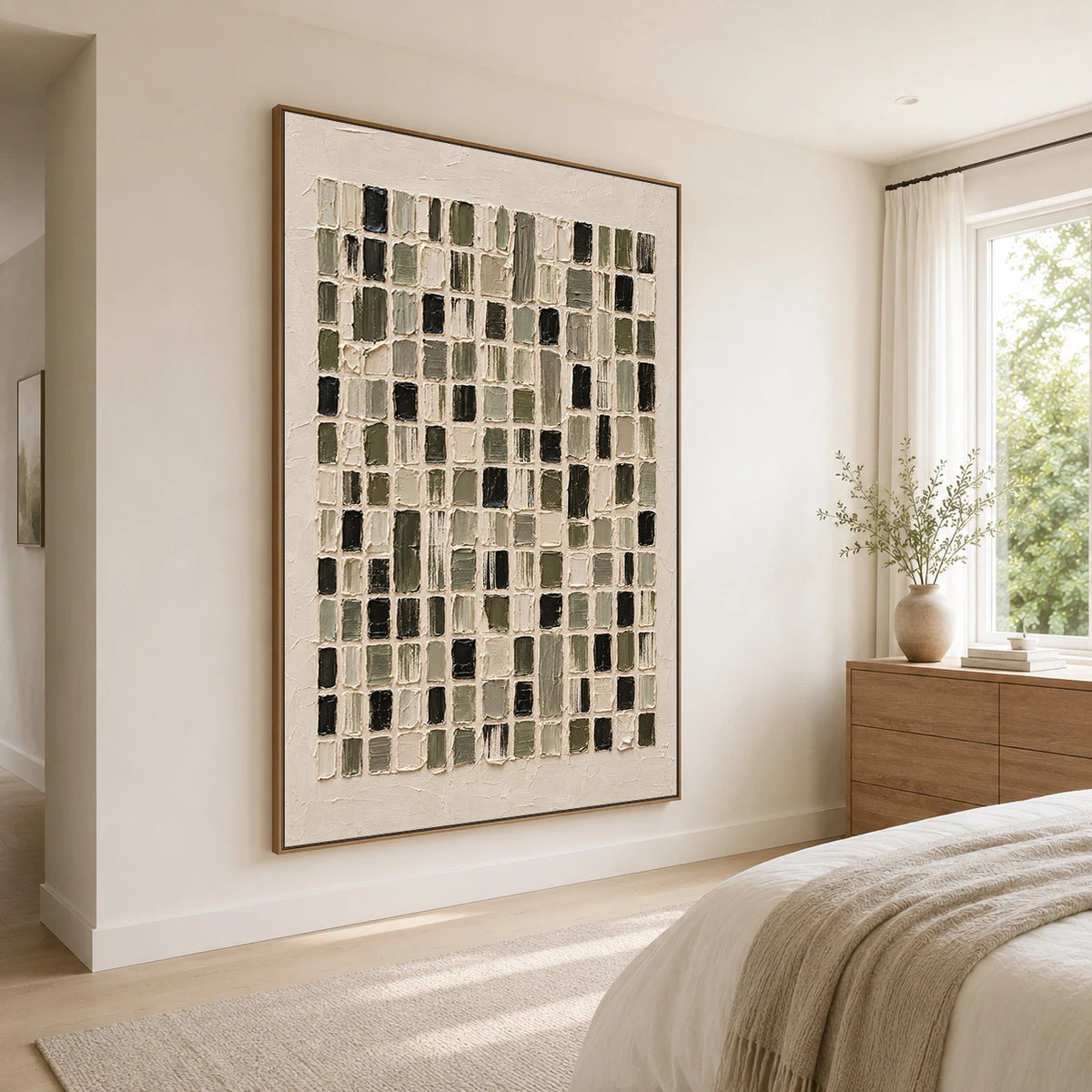 3D textured Art | Quiet Mosaic Rhythm