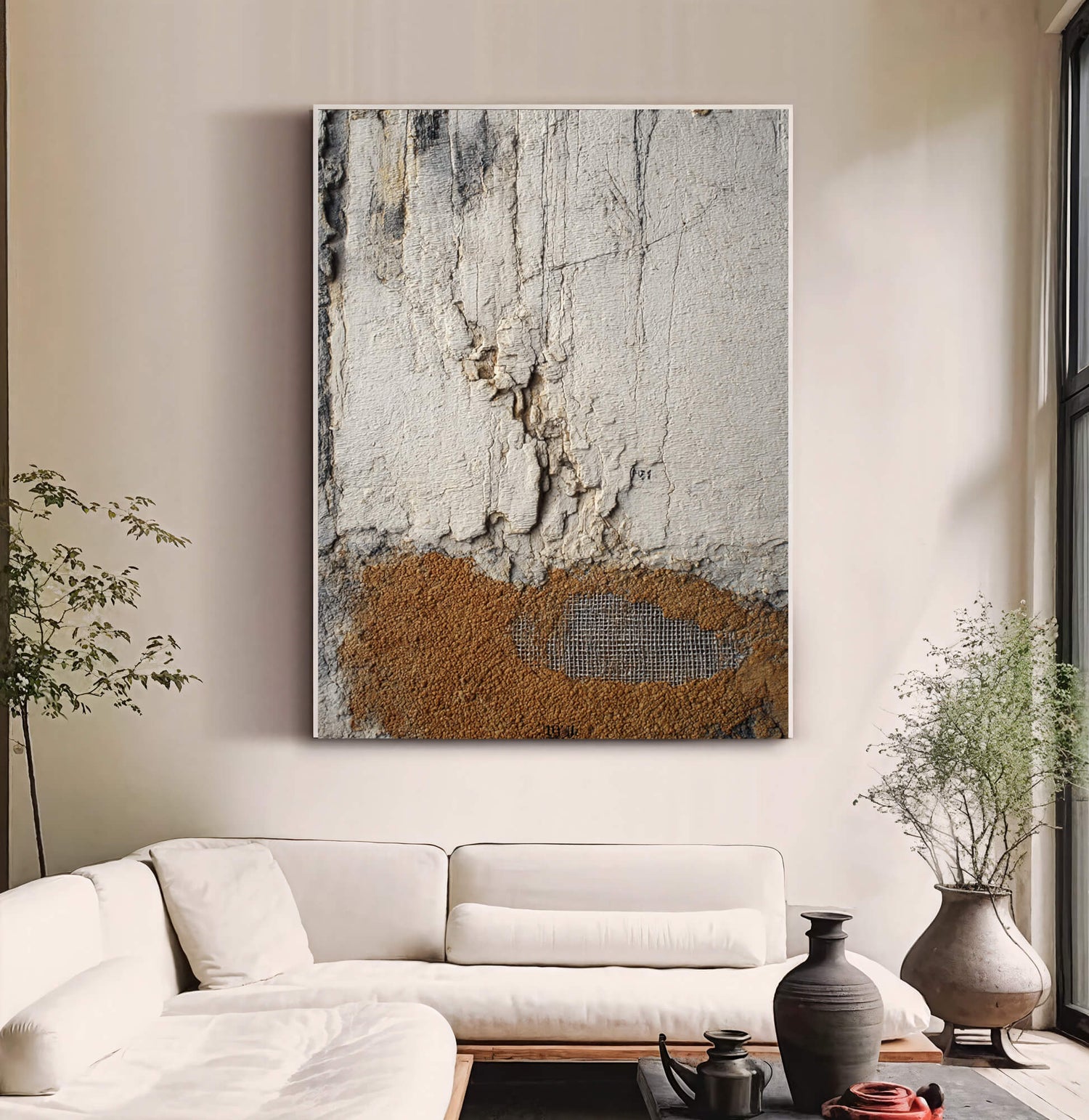 Wabi-Sabi Art | Exposed Mesh Patina