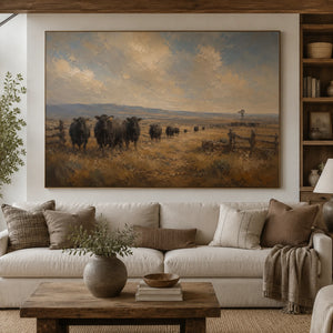 Vintage Americana Art | The Quiet Fields of Time