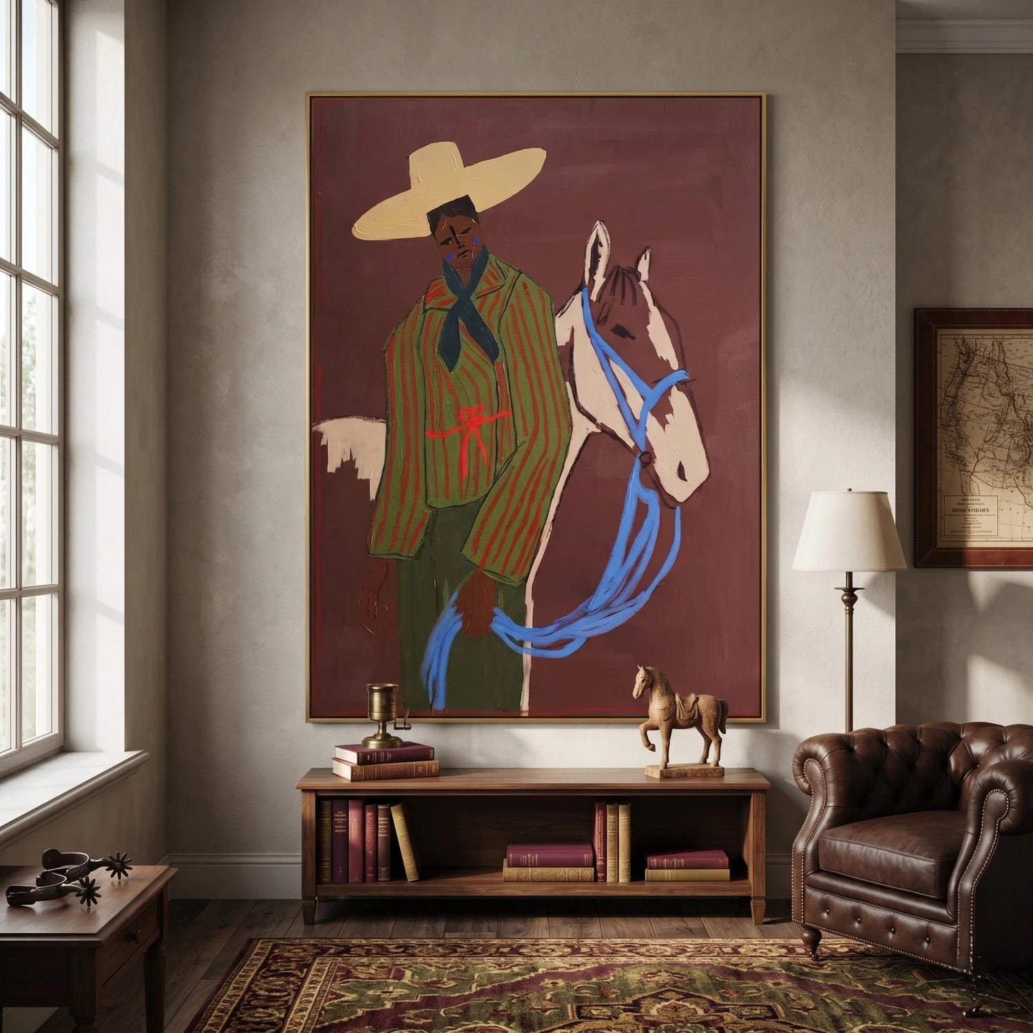 Vintage Americana Art | Dusken Reins