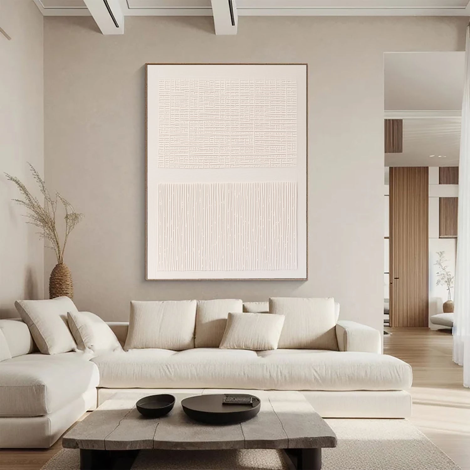 3D-Textured Art | Labyrinth & Linear Relief