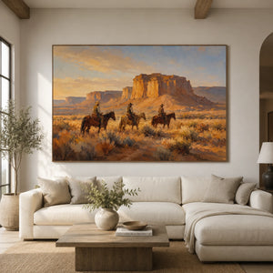Vintage Americana Art | Where the Stone Keeps Time