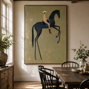 Vintage Americana Art | Midnight Poise