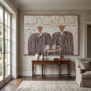 Vintage Americana Art | Shared Silence