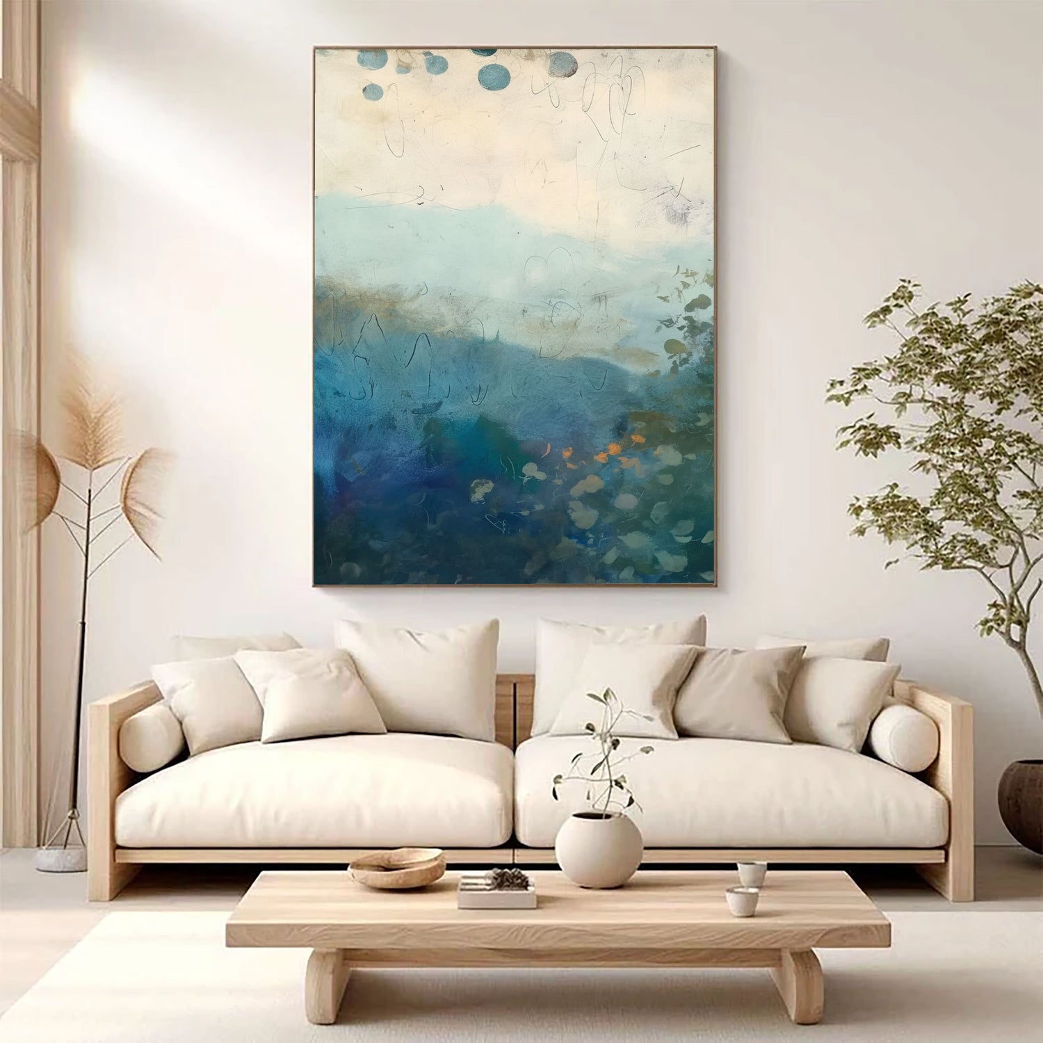 Impressionist Art | Misty Blue Hues