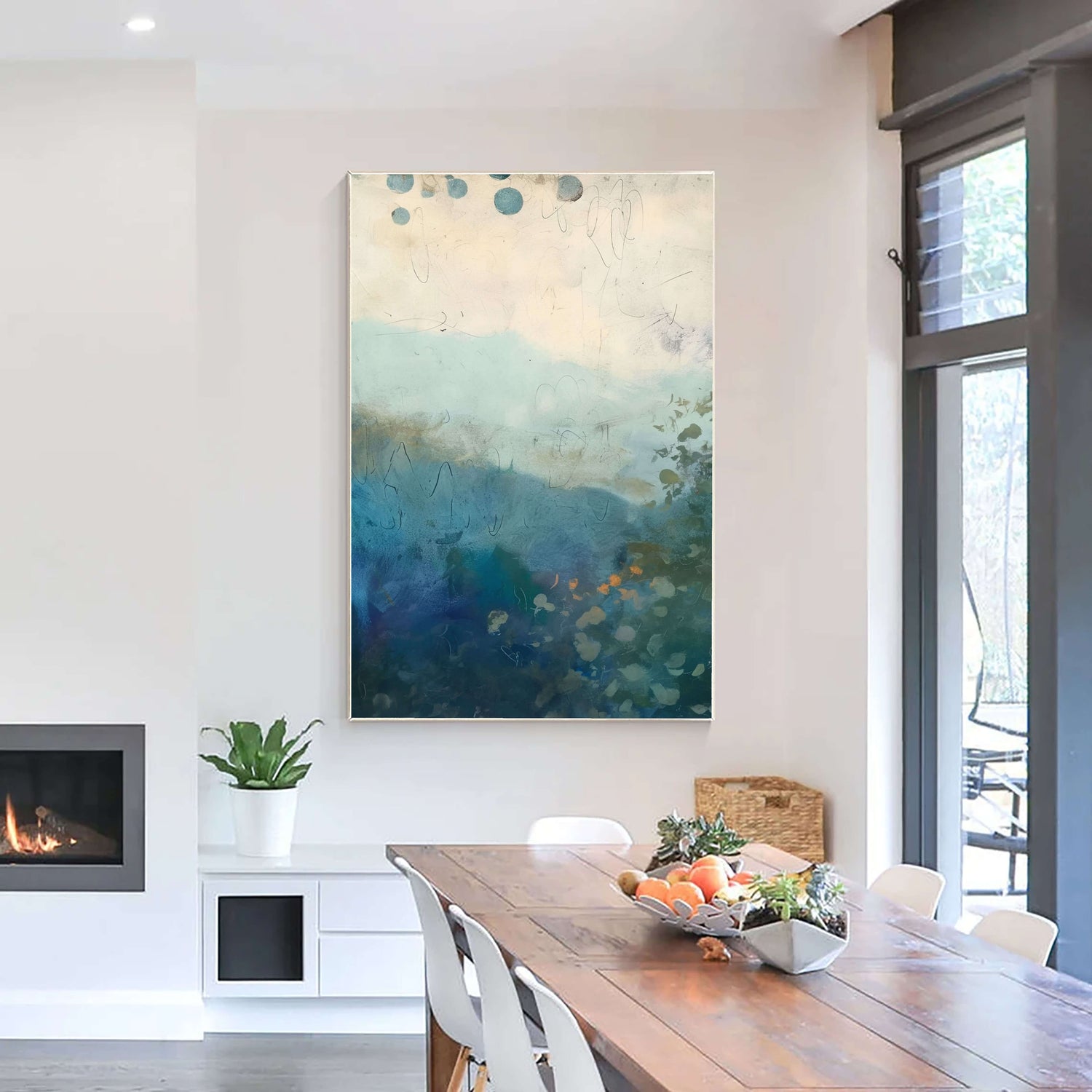 Impressionist Art | Misty Blue Hues