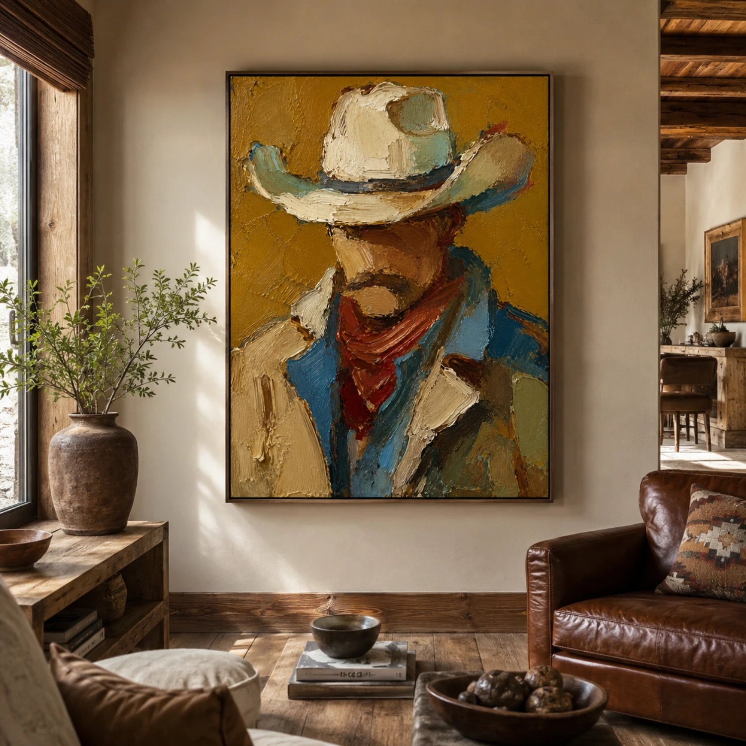 Vintage Americana Art | The Weight of the Western Sky