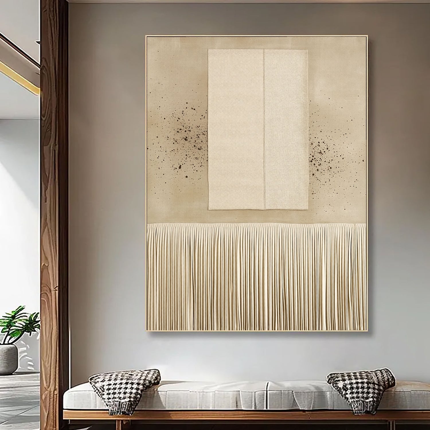 Wabi-Sabi Art | Fringe & Speckle Serenity