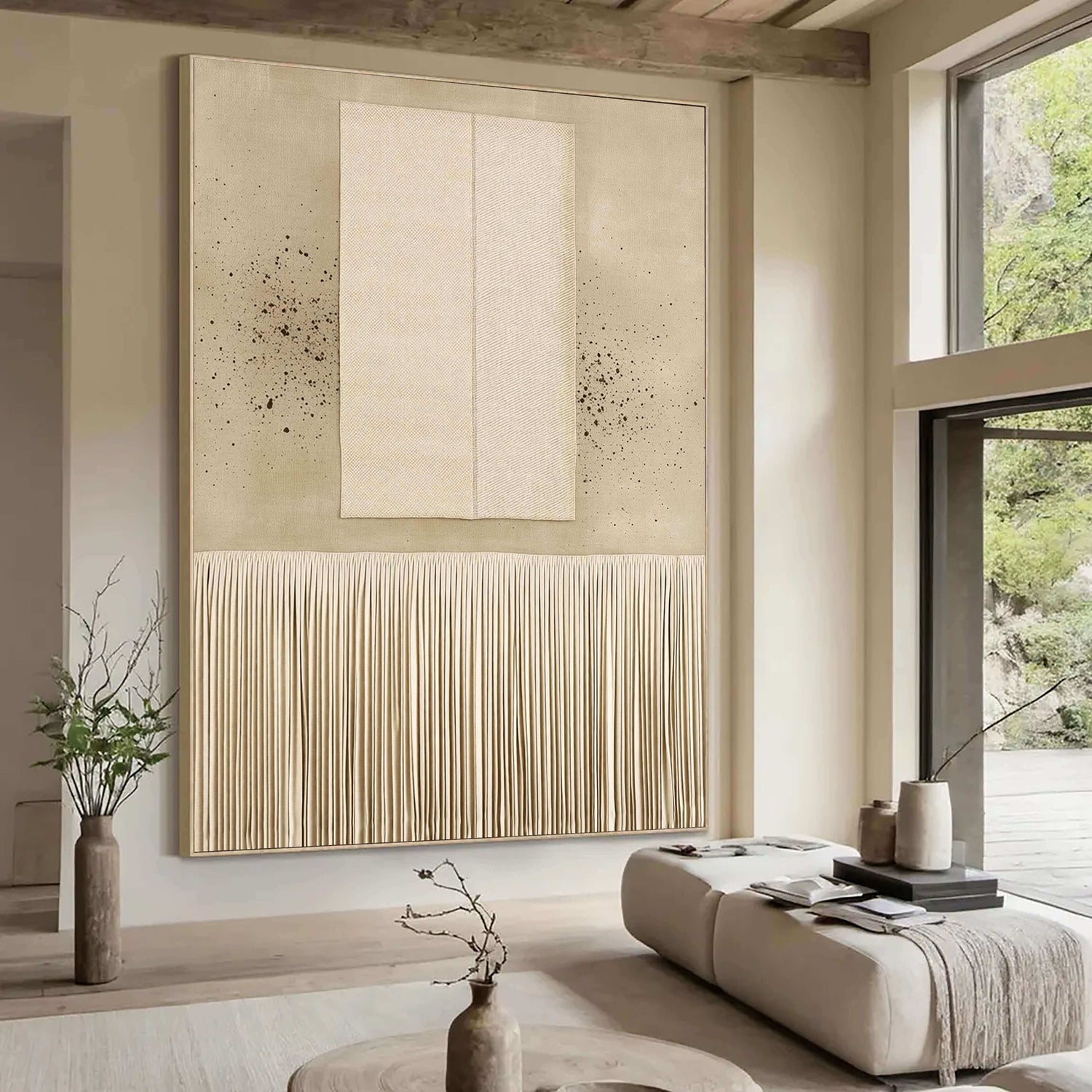 Wabi-Sabi Art | Fringe & Speckle Serenity