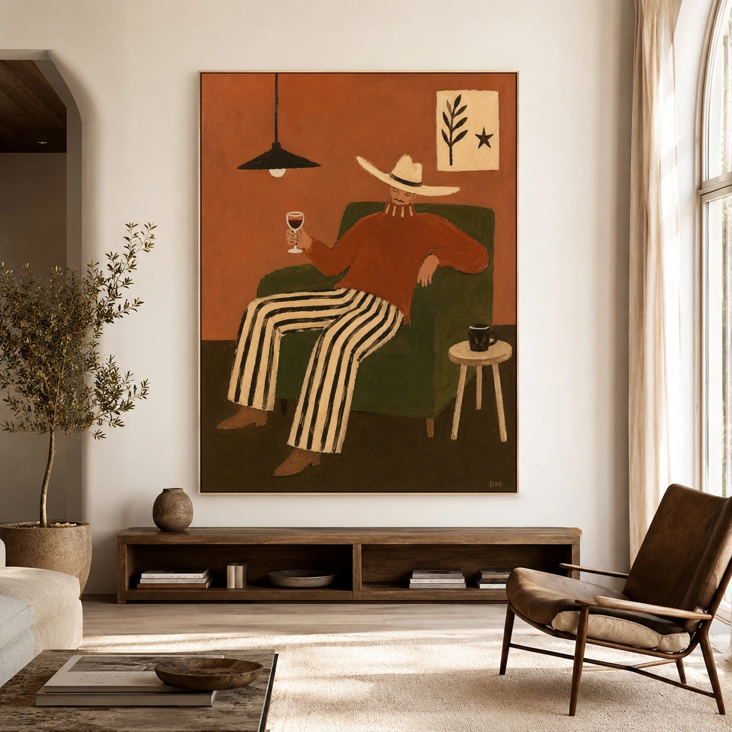 Western Folk Art｜Desert Lounge Portrait