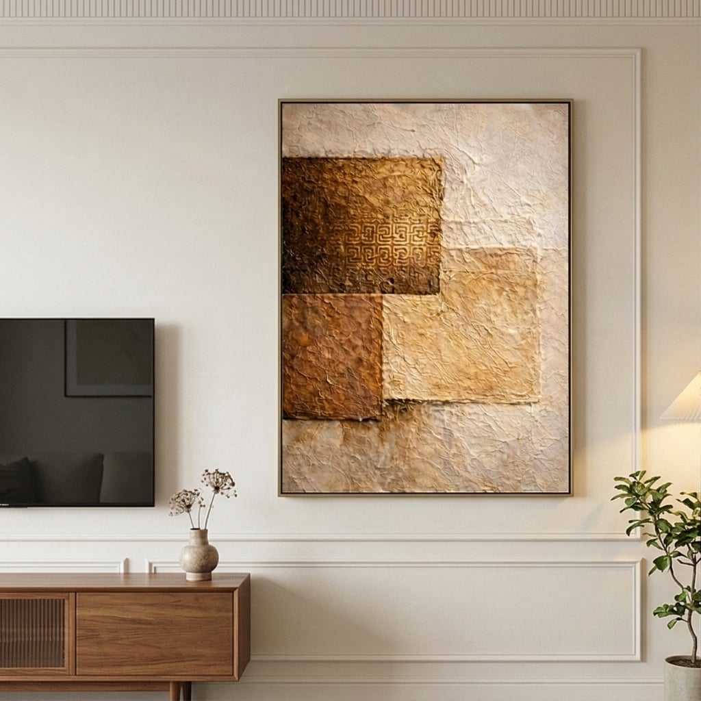 Contemporary Luxe Art | Ochre Relic