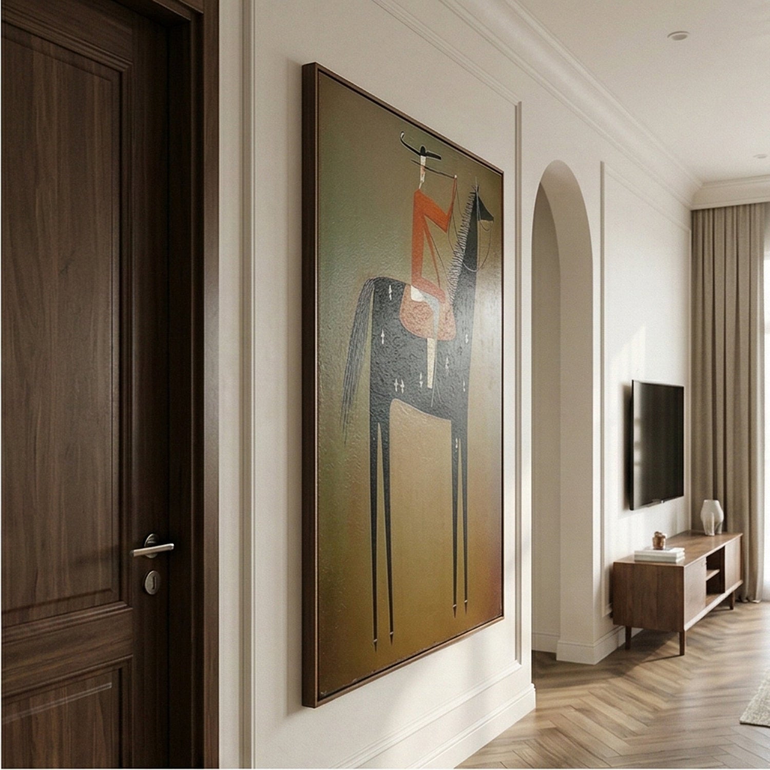 Vintage Americana Art | Equestrian Reverie