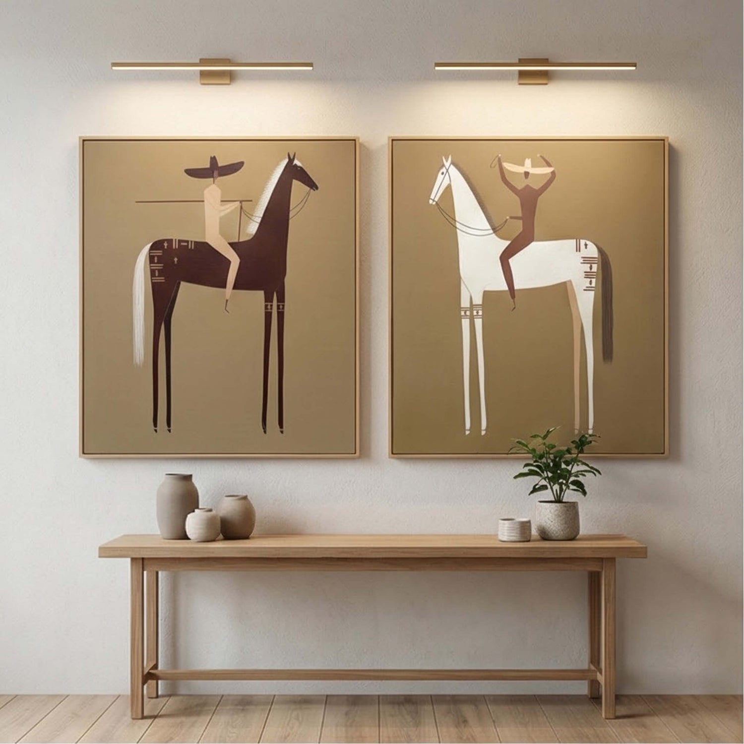 Vintage Americana Art | Silent Sun Journey