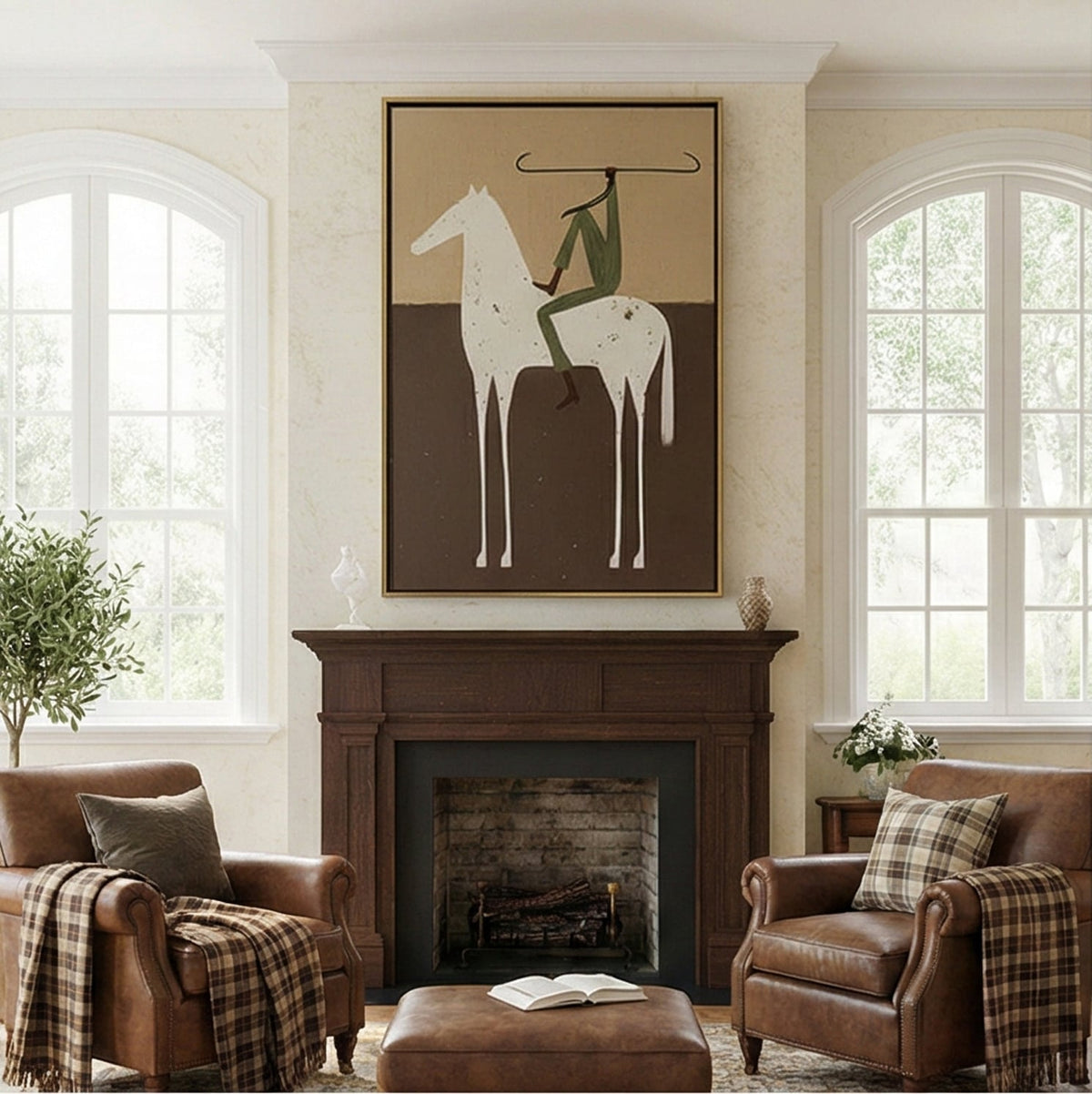 Green Rider Poster Vintage Americana Art | Green Rider Journey – Carmeloilart