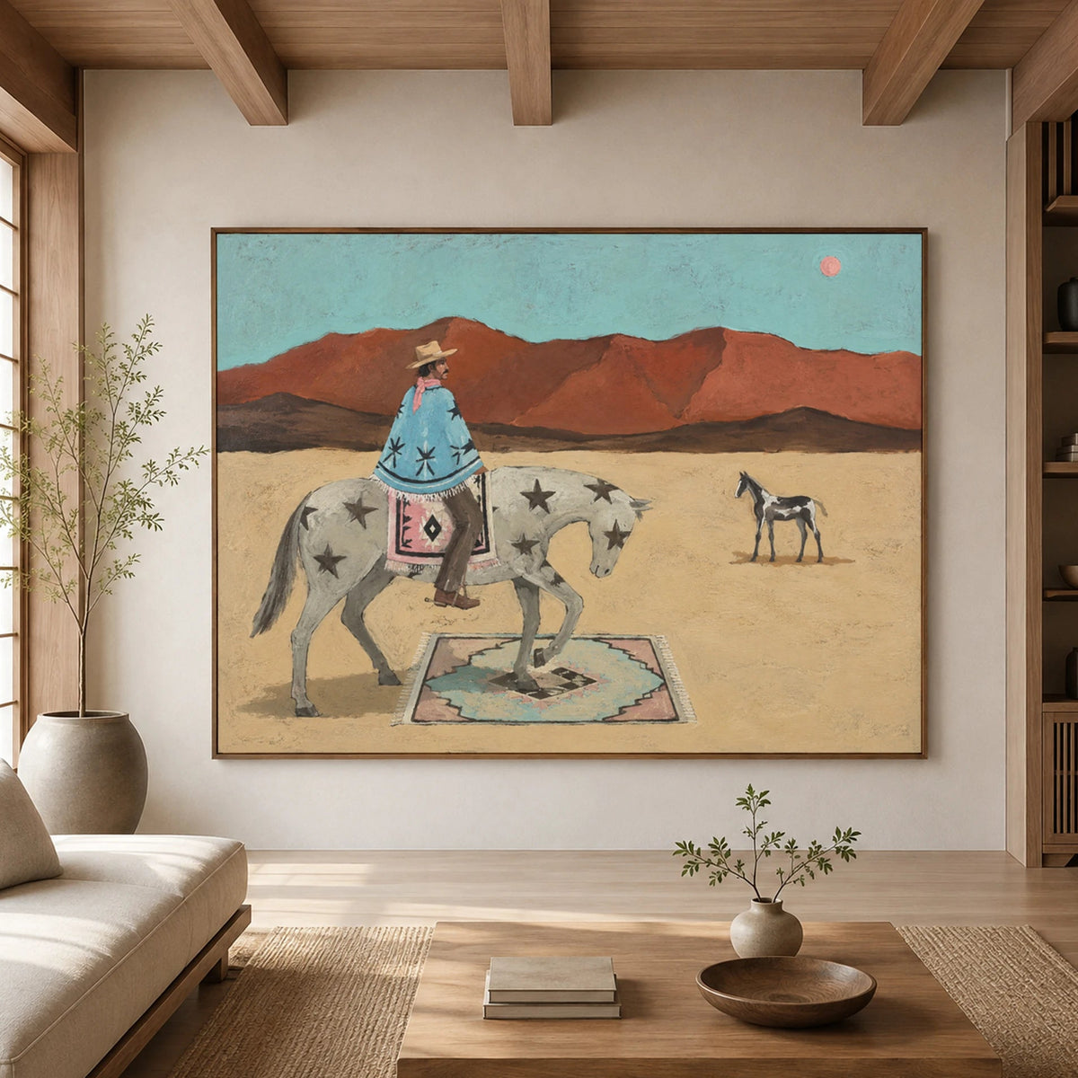 Western Folk Art | Desert Horseman