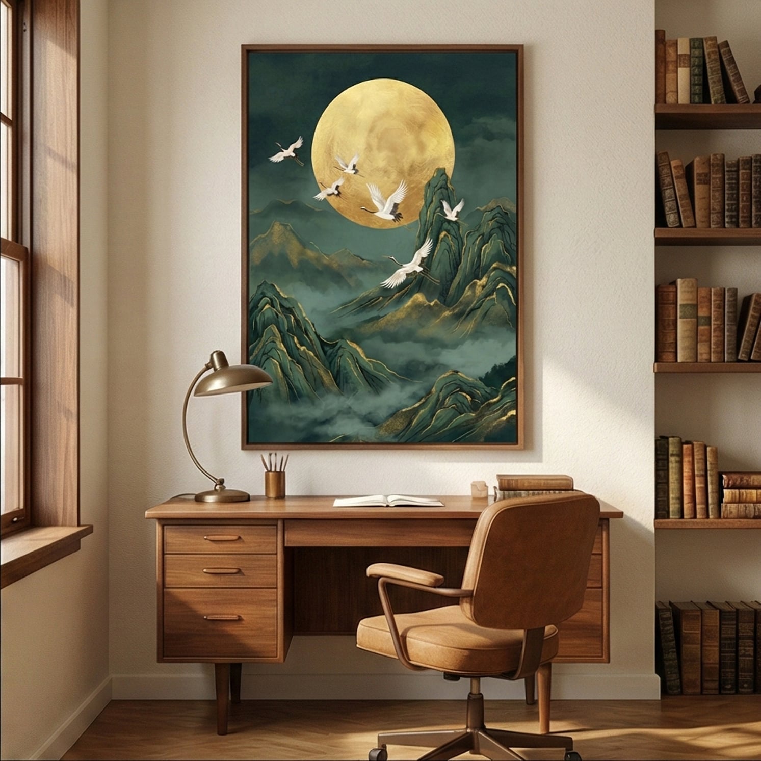 Impressionist Art | Moonlit Flight