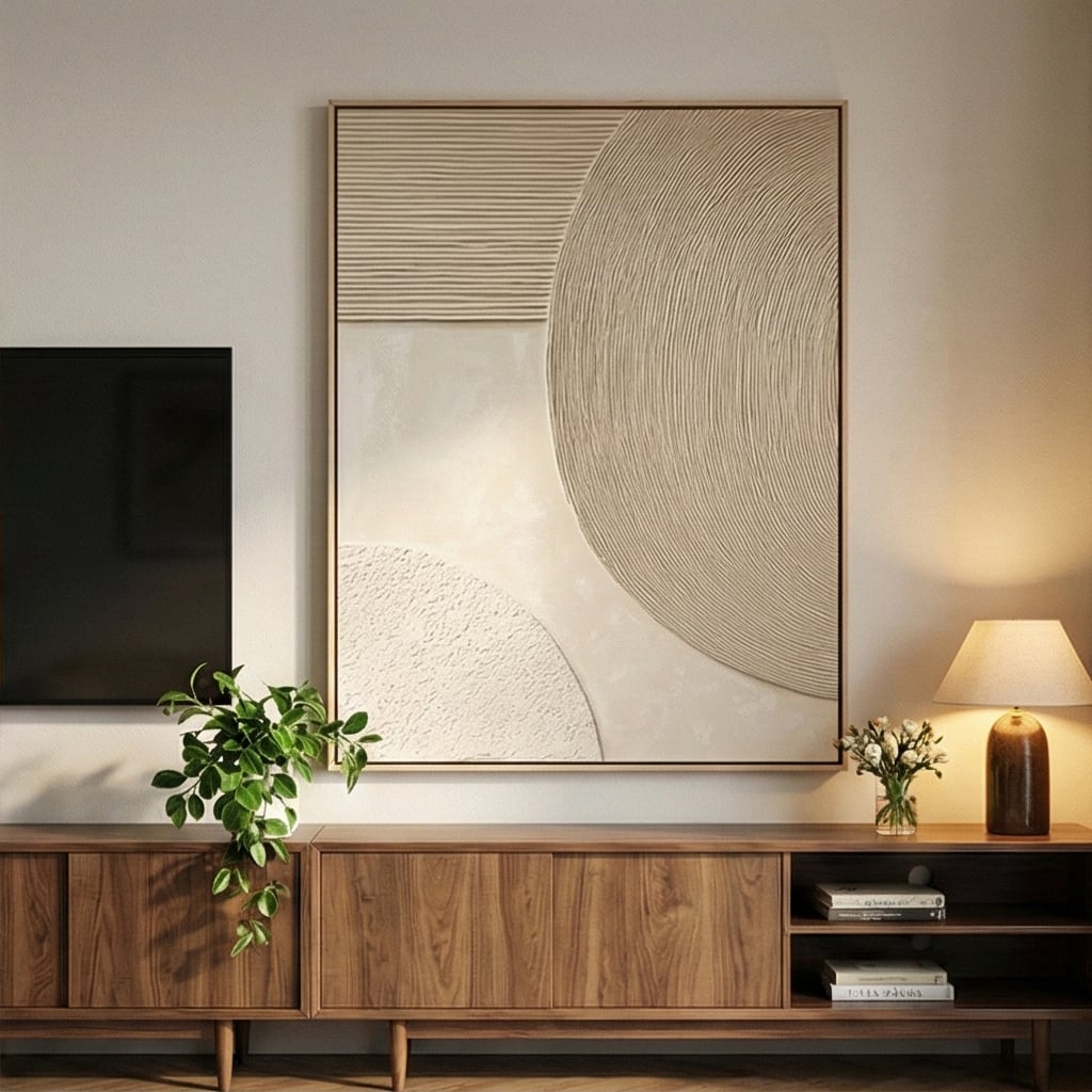 3D textured Art | Lunar Relief