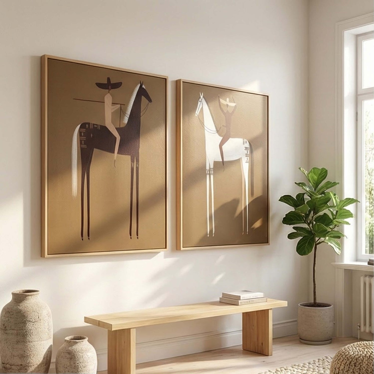 Vintage Americana Art | Silent Sun Journey