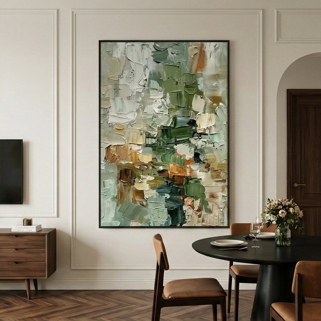 3D textured Art | Verdant Mosaic