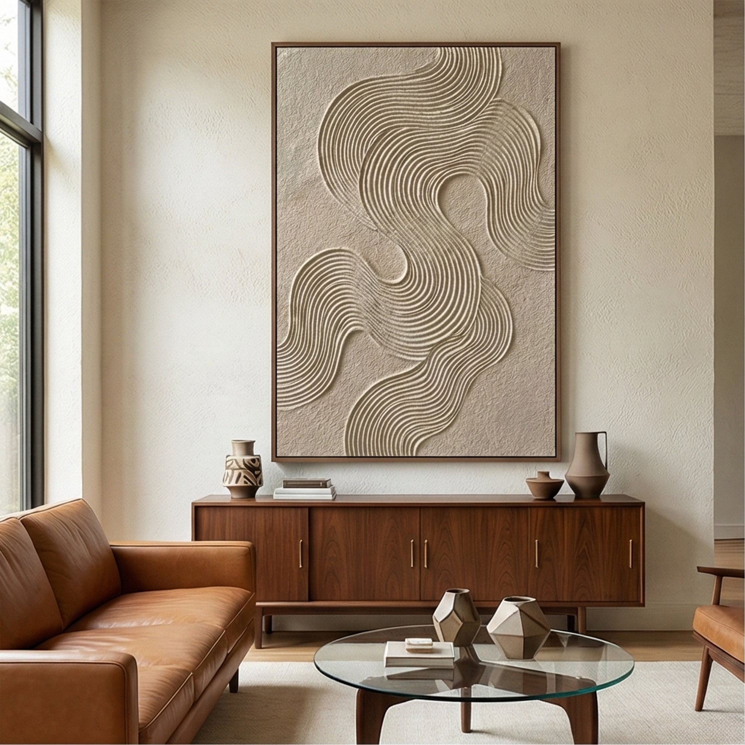 3D textured Art | Zen Ripples