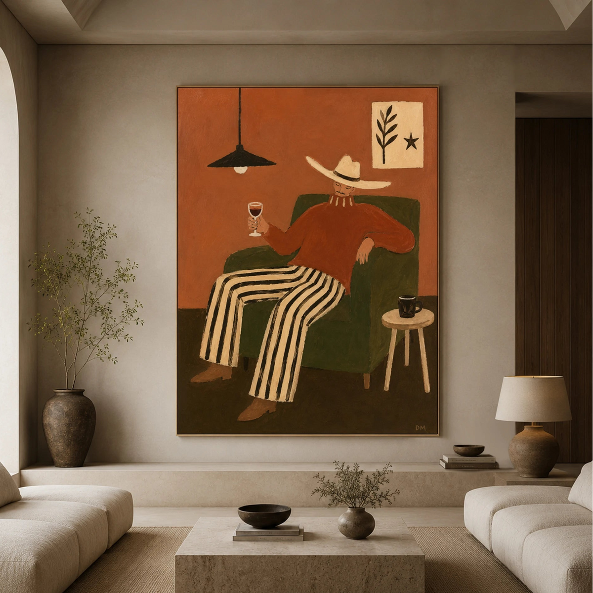 Western Folk Art｜Desert Lounge Portrait
