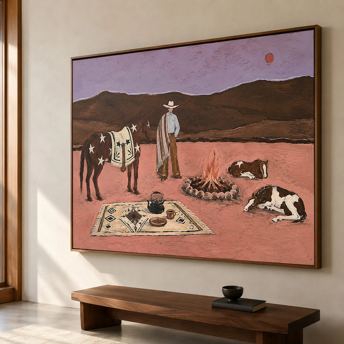 Western Folk Art | Desert Campfire