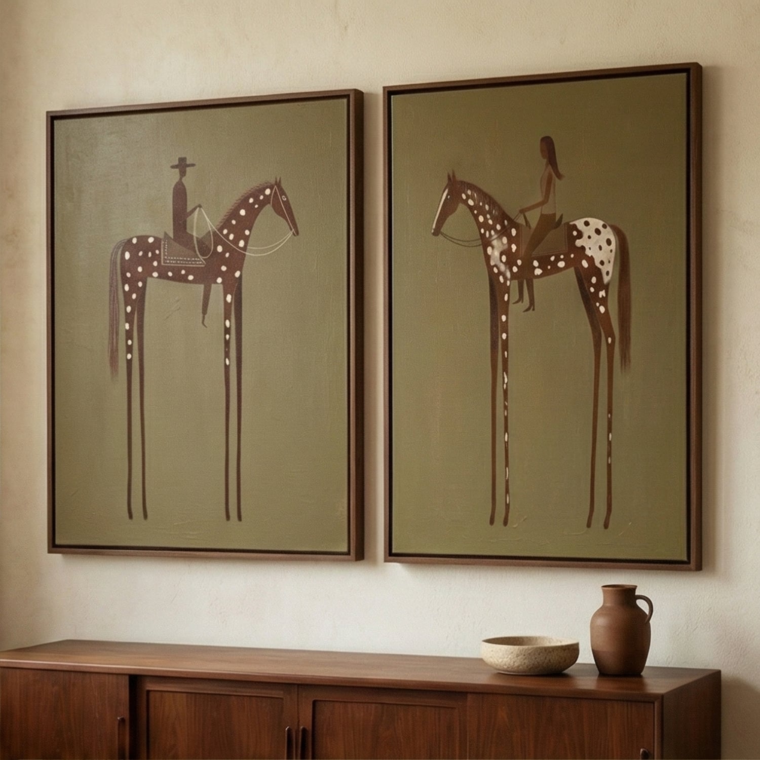 Vintage Americana Art | Spotted Reverie