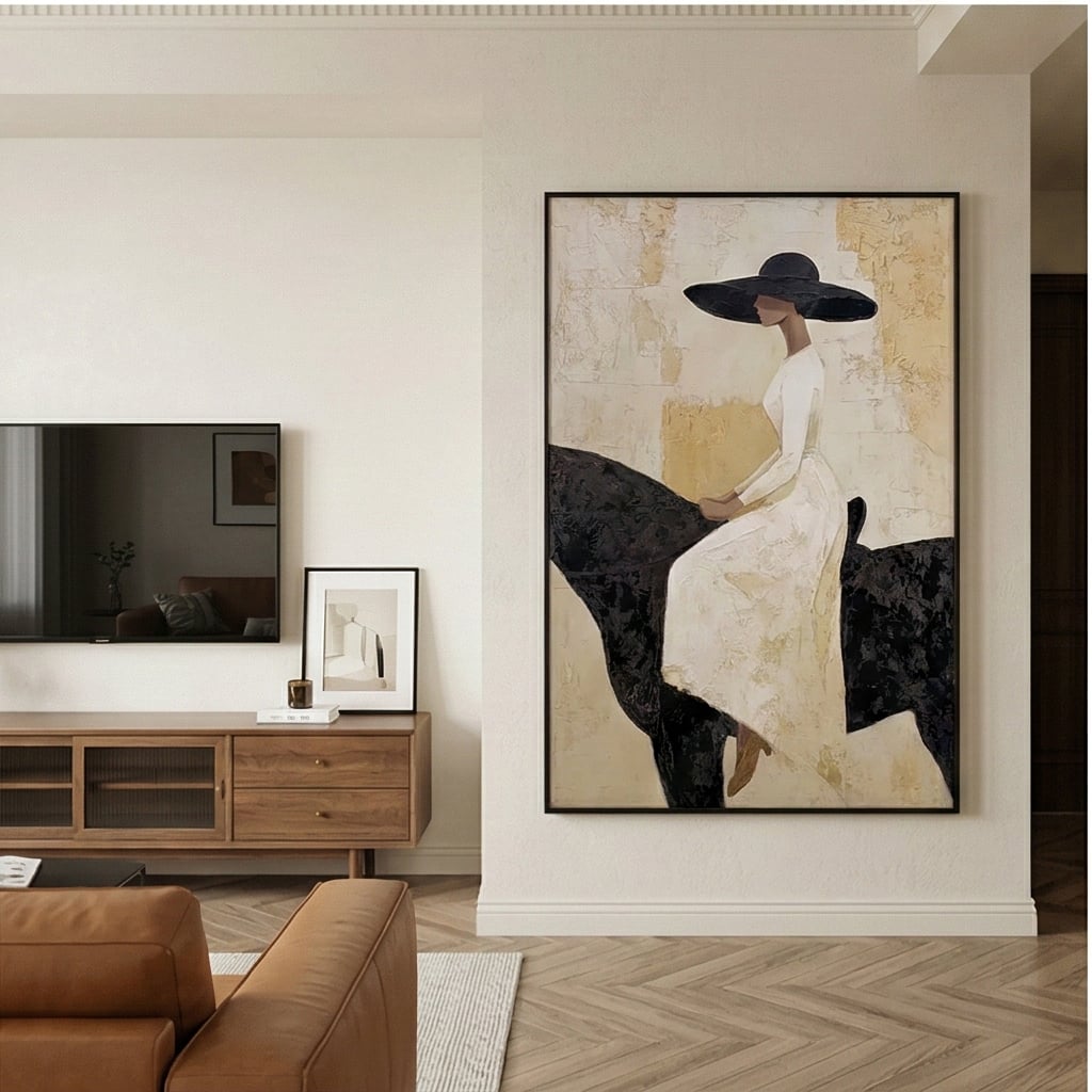 Vintage Americana Art | Elegy on Black