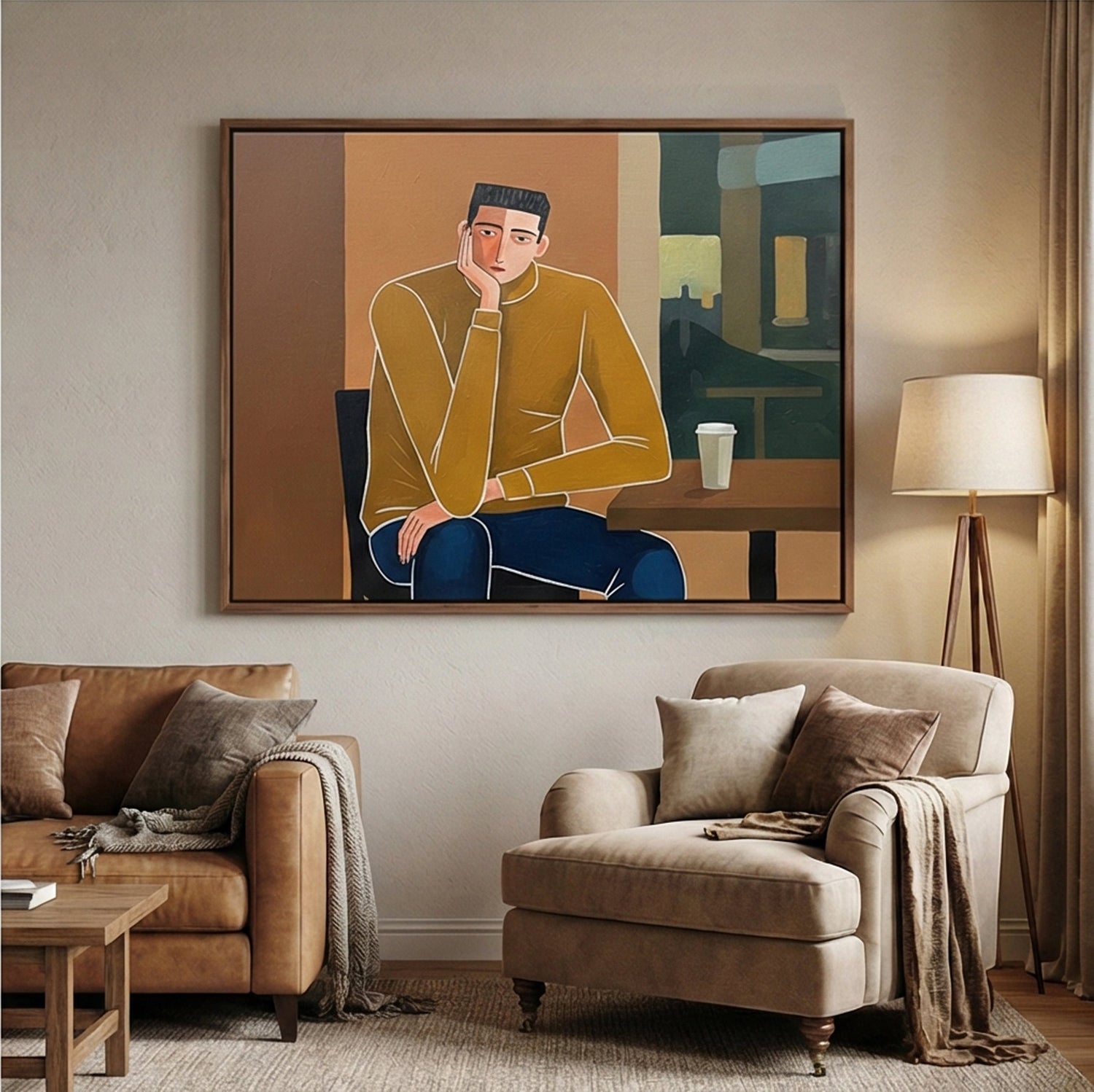 Vintage Americana Art | Quiet Interlude