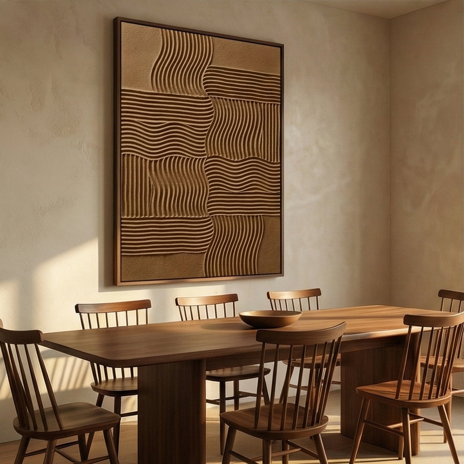 3D textured Art | Woven Waves