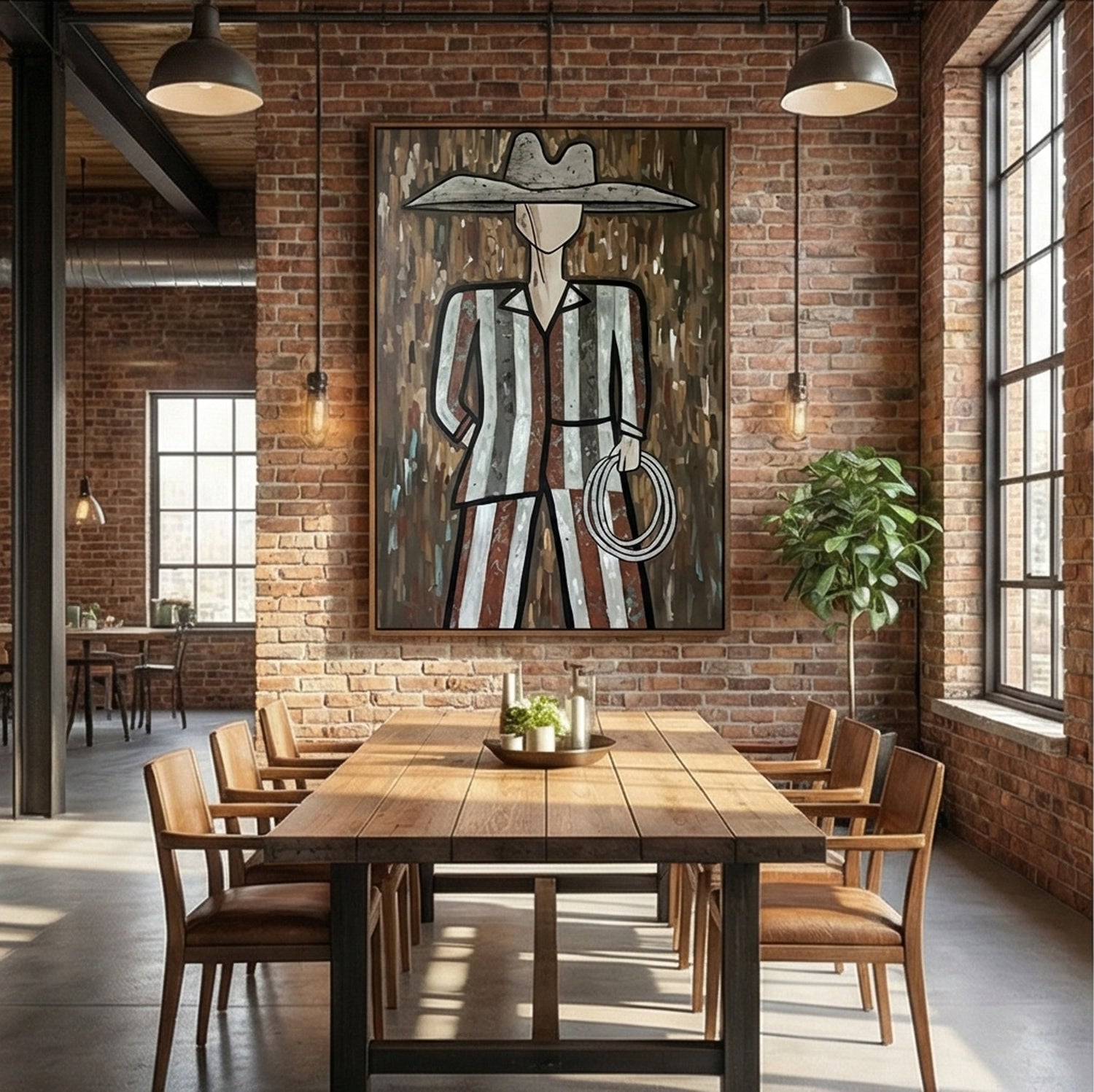 Vintage Americana Art | Untitled Cowboy