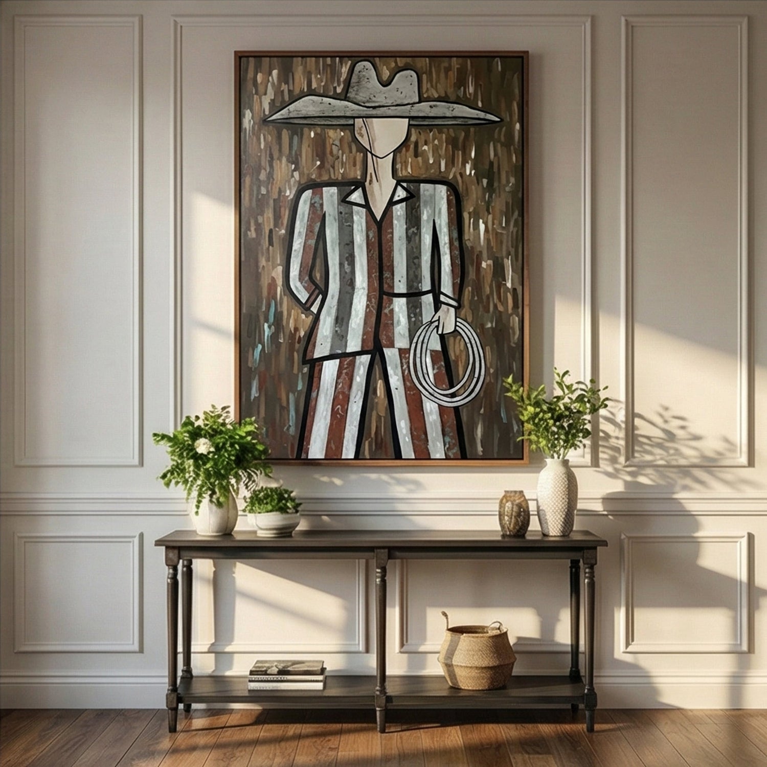 Vintage Americana Art | Untitled Cowboy