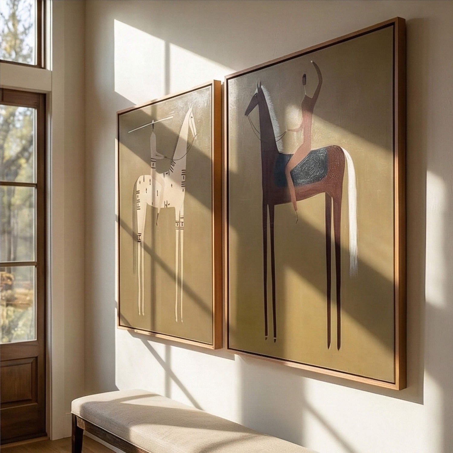 Vintage Americana Art | Silent Riders