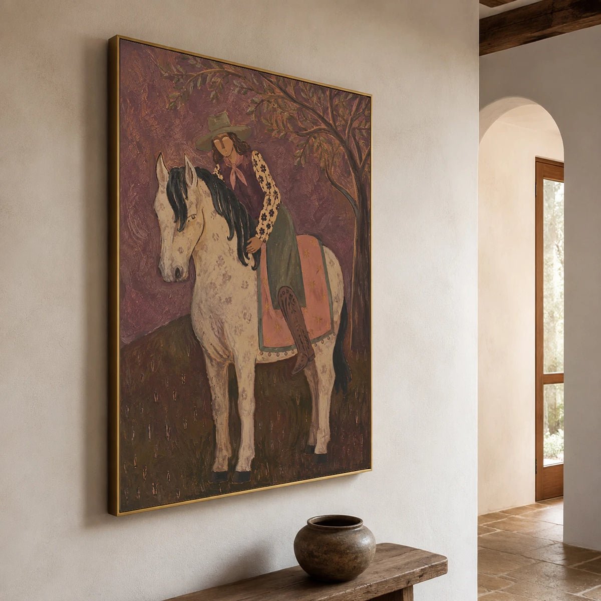 Western Folk Art｜Rider & Horse
