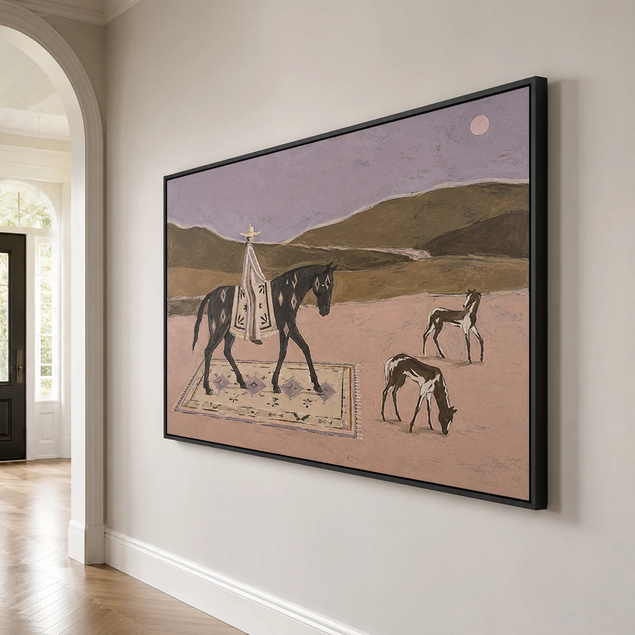 Western Folk Art | Moonlit Trail