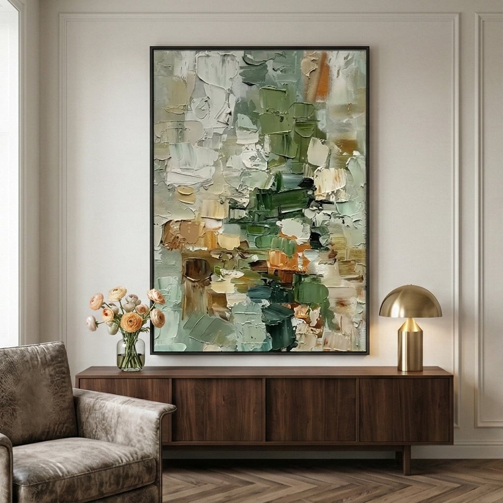 3D textured Art | Verdant Mosaic