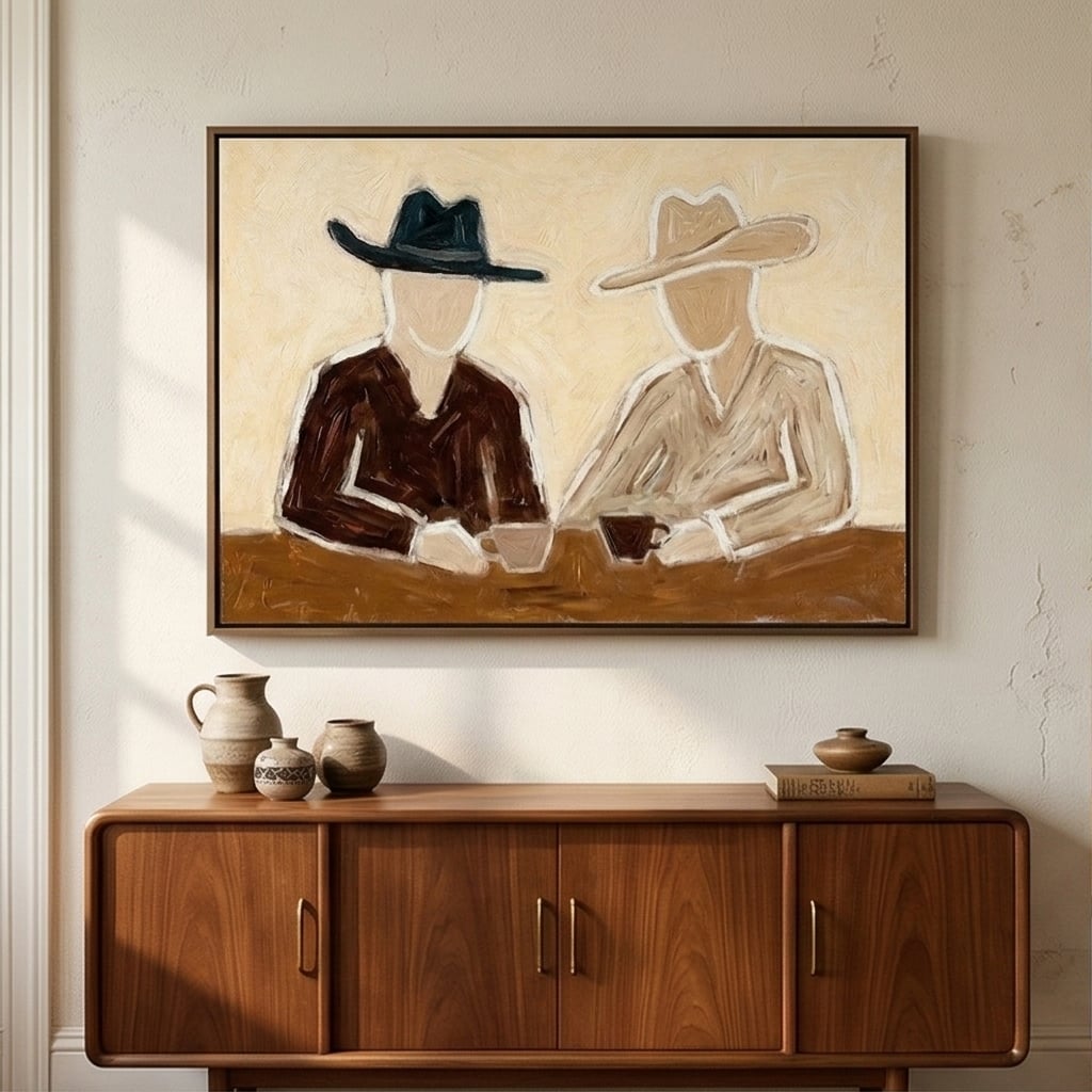 Vintage Americana Art | Café Companions