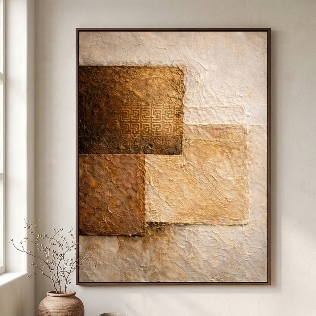 Contemporary Luxe Art | Ochre Relic