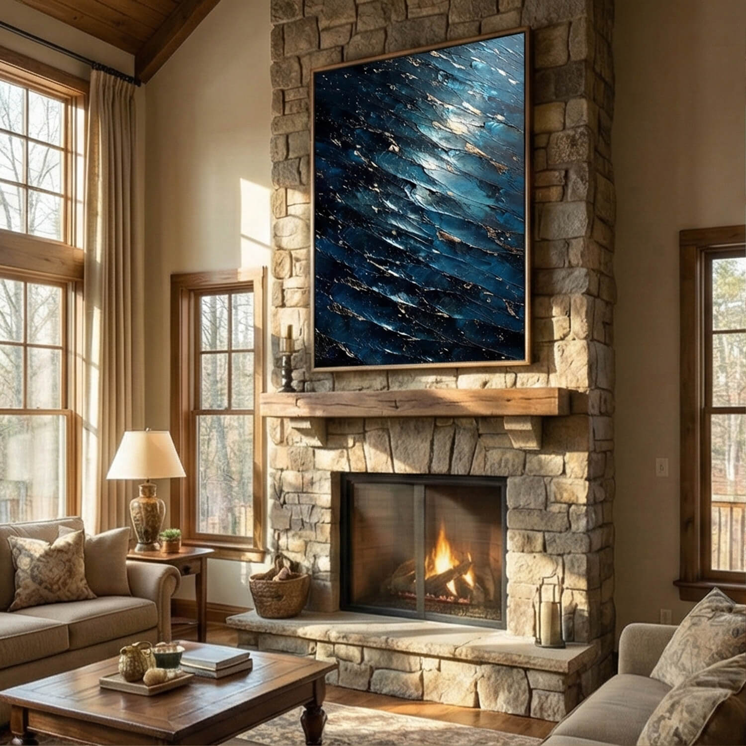 Abstract Art | Gilded Tides